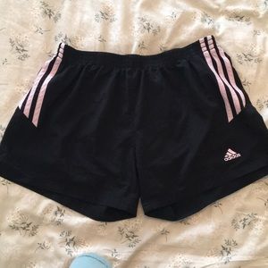 Black adidas shorts